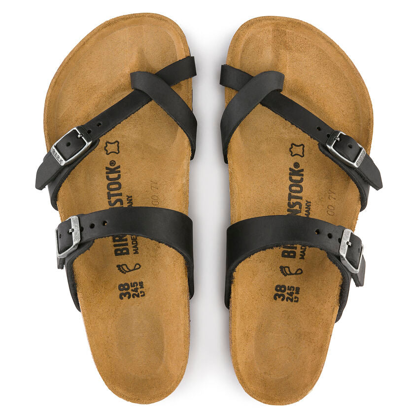 Birkenstock Mayari Black Oiled Leather