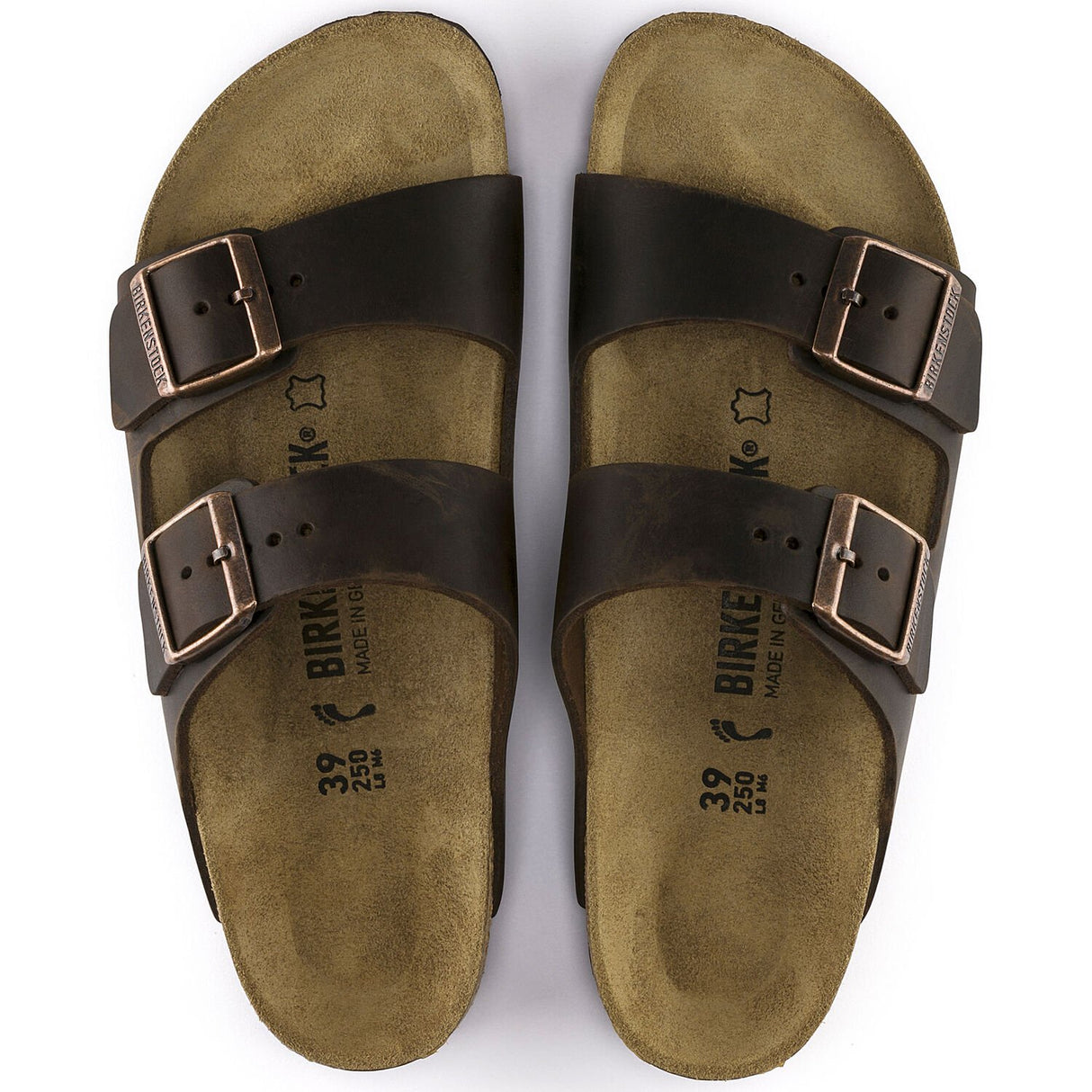 Birkenstock Arizona Habana Oiled Leather Narrow
