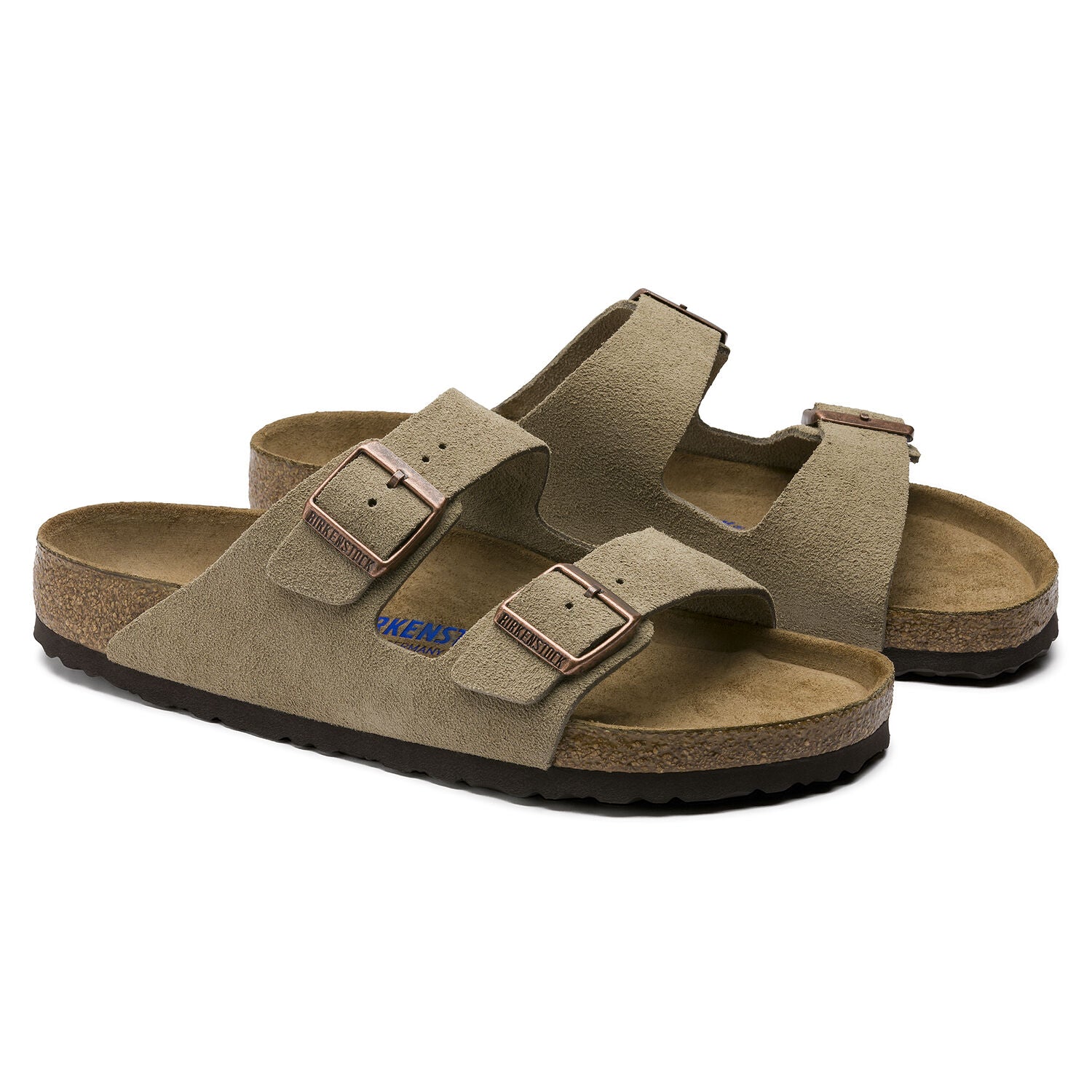 Birkenstock Arizona Soft Footbed Taupe Suede Narrow