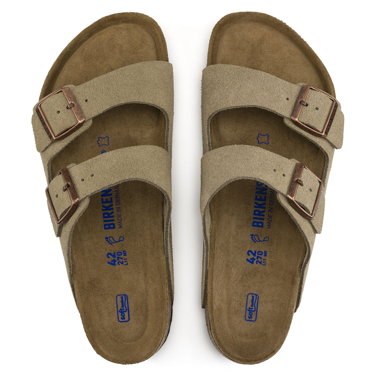 Birkenstock Arizona Soft Footbed Taupe Suede