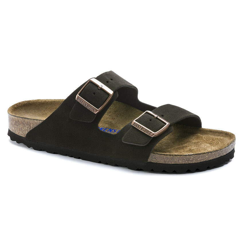 Birkenstock Arizona Soft Footbed Mocha Suede Narrow