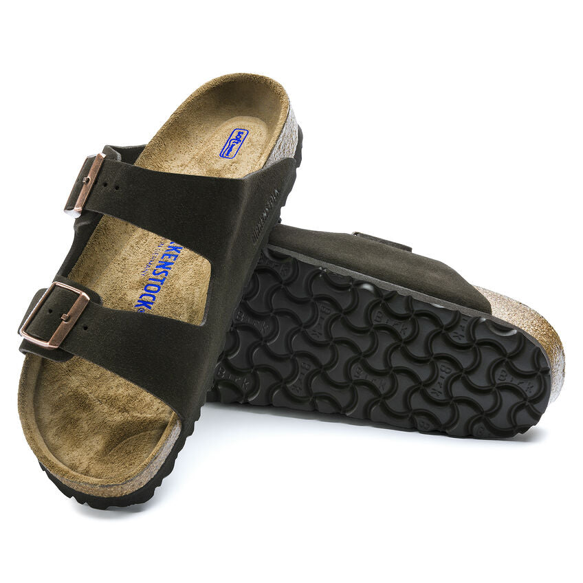 Birkenstock Arizona Soft Footbed Mocha Suede Narrow
