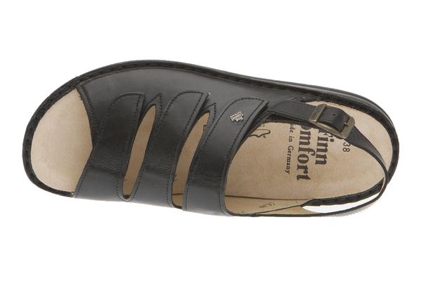 Finn Comfort Sylt Black Leather
