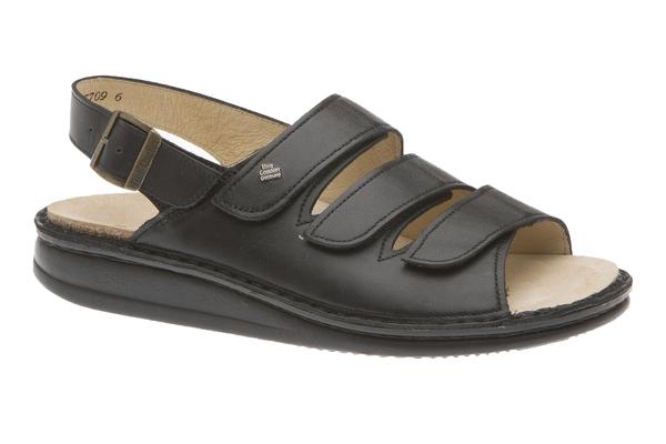 Finn Comfort Sylt Black Leather