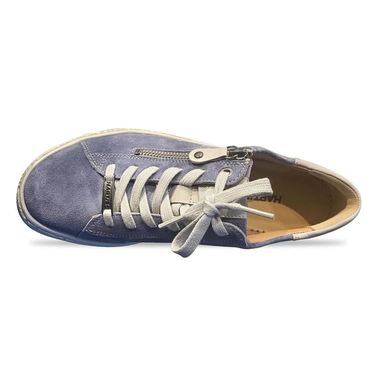 Hartjes Phil Aqua/Aluminum Side Zip Oxford