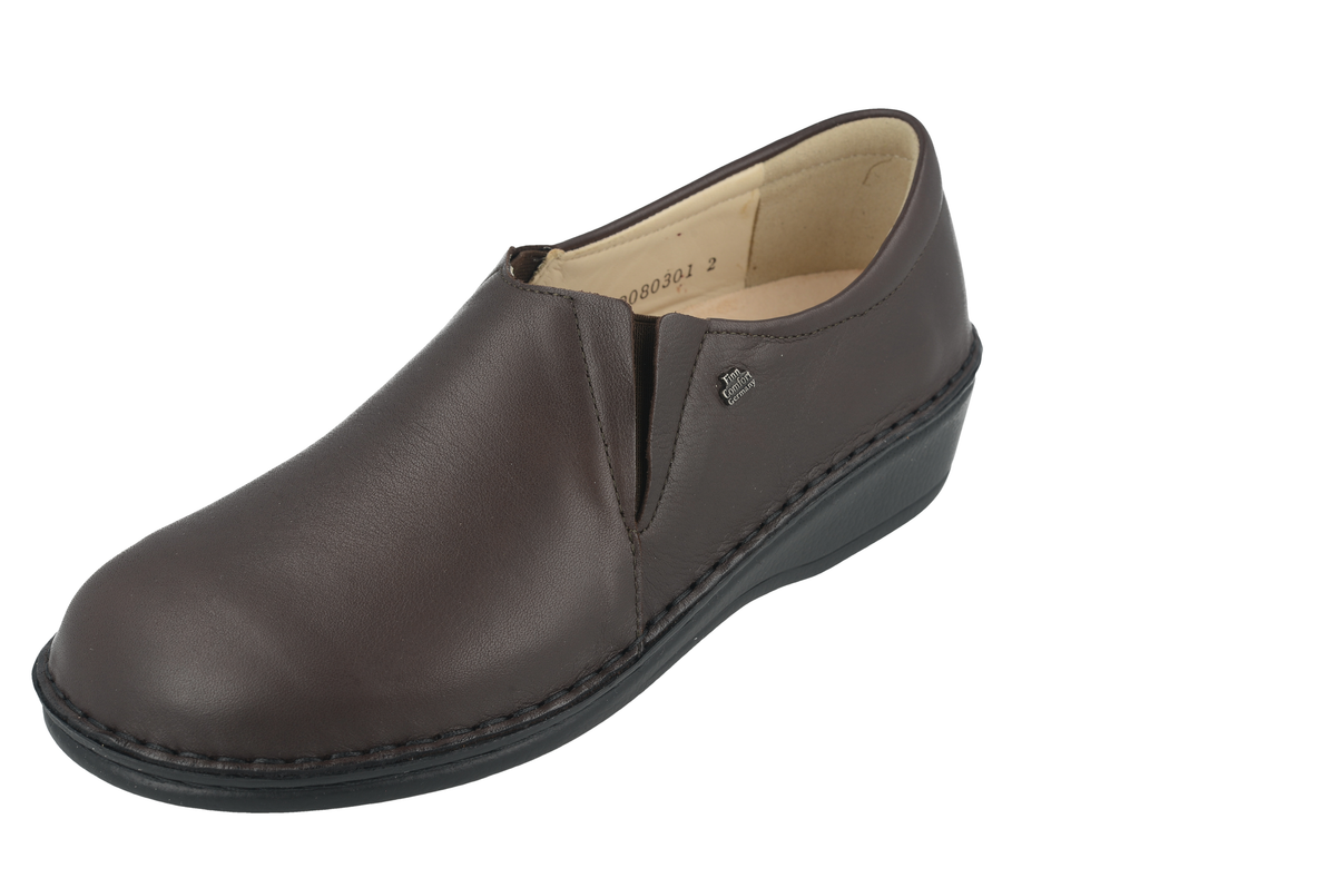 Finn Comfort Newport Chocolate Brown Leather