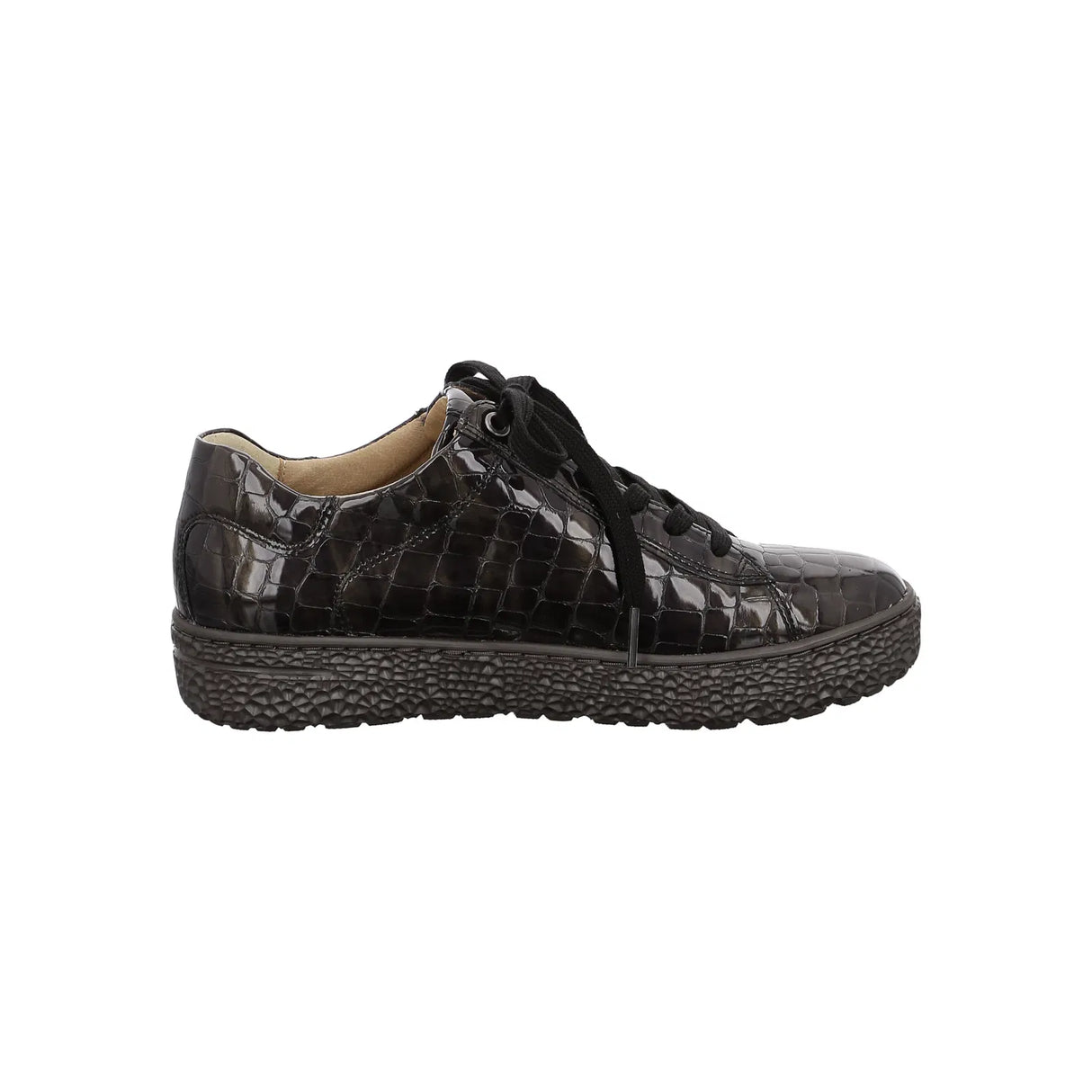 Hartjes Phil Stone Croc Side Zip Oxford