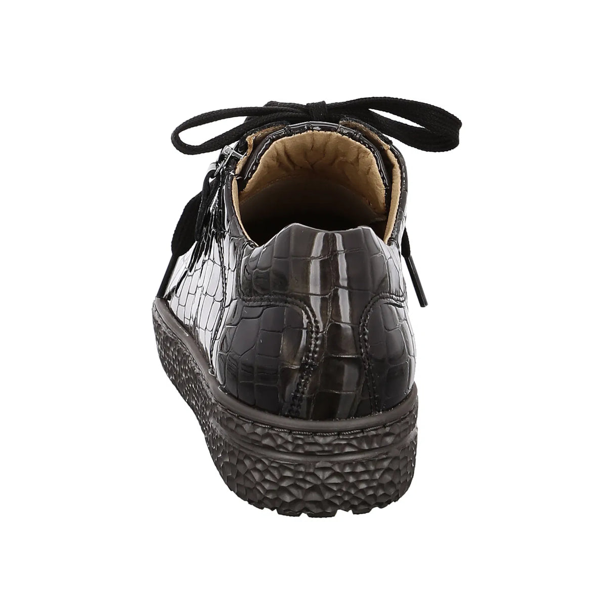 Hartjes Phil Stone Croc Side Zip Oxford