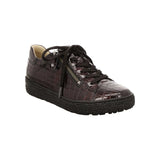 Hartjes Phil Bordeaux Croc Side Zip Oxford