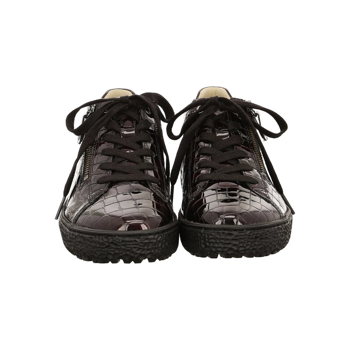 Hartjes Phil Bordeaux Croc Side Zip Oxford