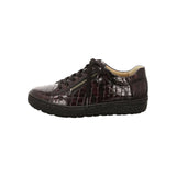 Hartjes Phil Bordeaux Croc Side Zip Oxford