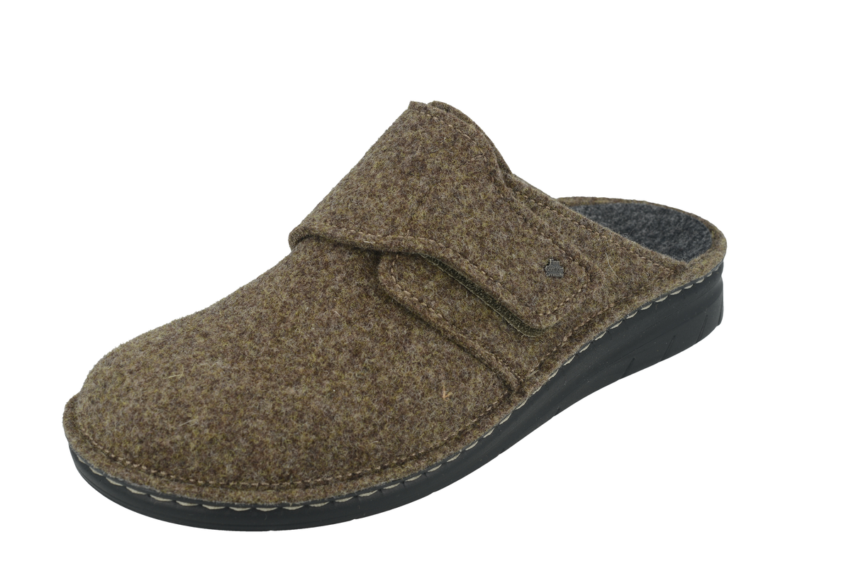 Finn Comfort Zams Brown Wool Felt