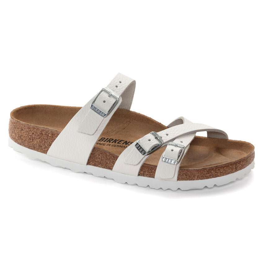 Birkenstock Franca White Leather | FOOTWEAR – Comfort Plus Shoes