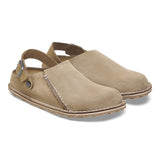 Birkenstock Lutry Gray Taupe Suede Narrow