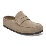 Birkenstock Naples Wrapped Taupe Suede Narrow