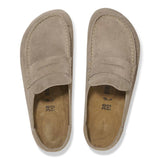 Birkenstock Naples Wrapped Taupe Suede Narrow
