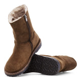 Birkenstock Uppsala Zip Shearling Dark Tea