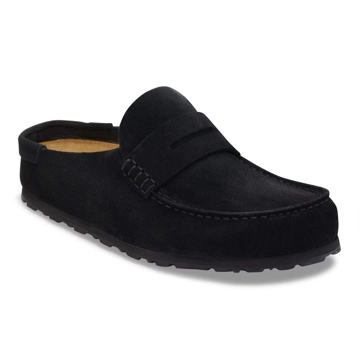 Birkenstock Naples Wrapped Black Suede Narrow
