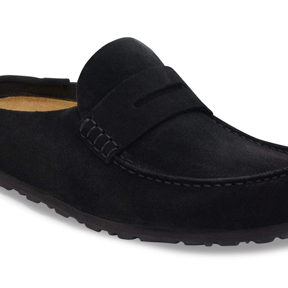 Birkenstock Naples Wrapped Black Suede Narrow