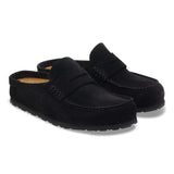 Birkenstock Naples Wrapped Black Suede Narrow