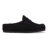 Birkenstock Naples Wrapped Black Suede Narrow