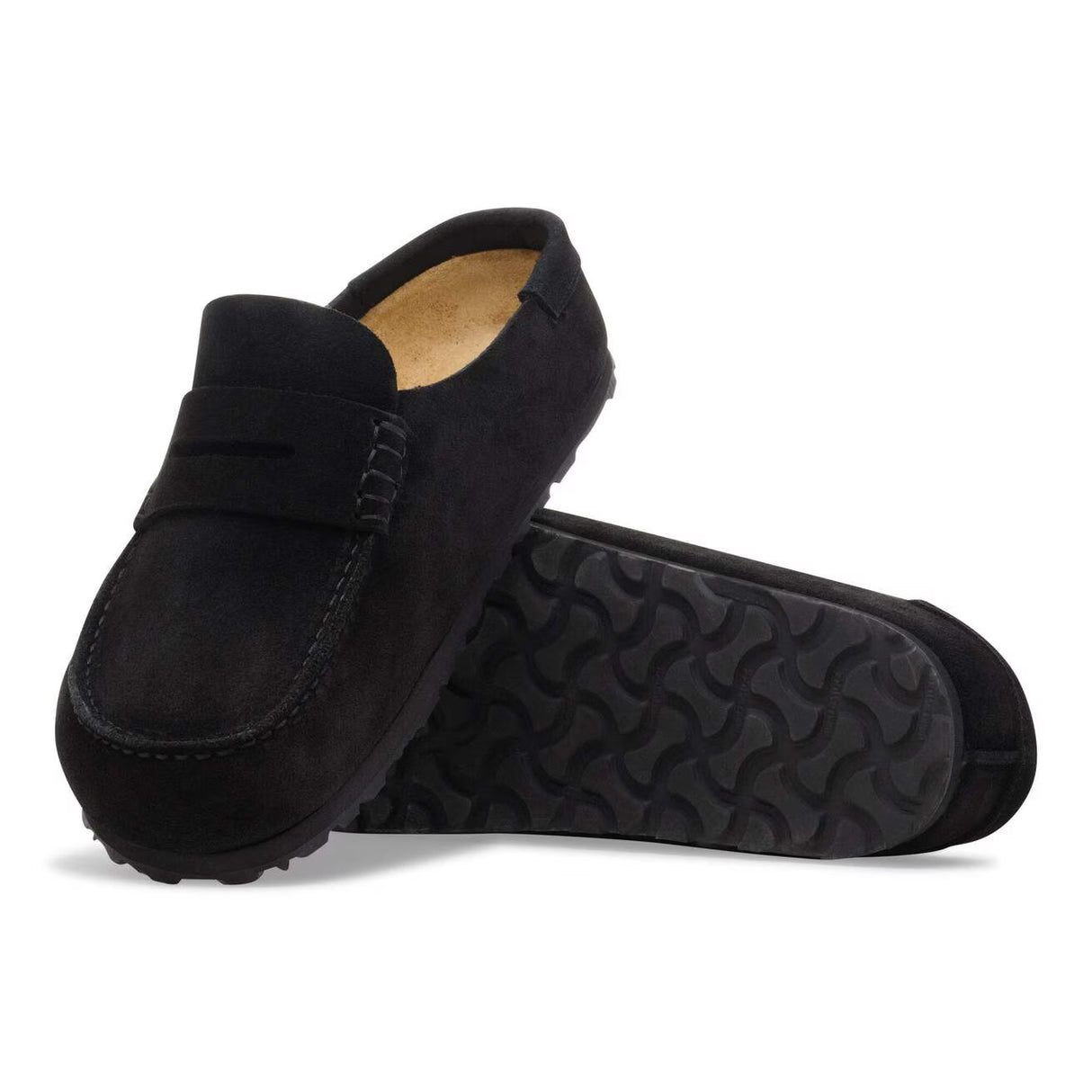 Birkenstock Naples Wrapped Black Suede Narrow