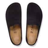 Birkenstock Naples Wrapped Black Suede Narrow