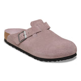 Birkenstock Boston Soft Footbed Faded Purple Suede Narrow