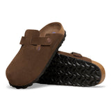 Birkenstock Boston Soft Footbed Carafe Suede