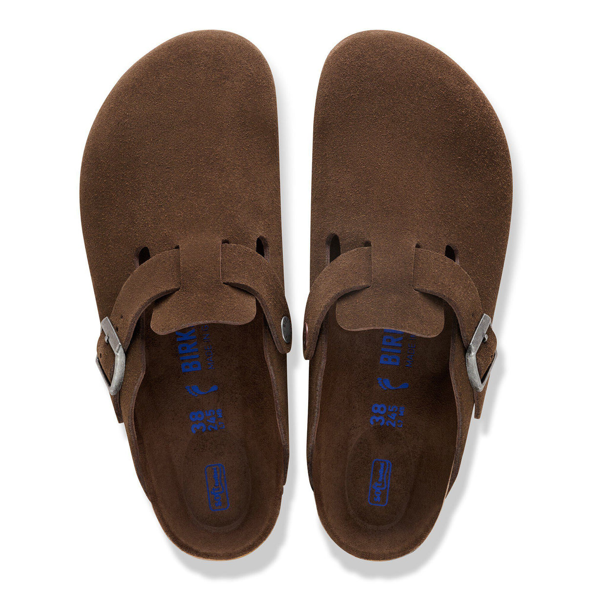 Birkenstock Boston Soft Footbed Carafe Suede