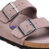 Birkenstock Arizona Soft Footbed Faded Purple Suede