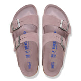 Birkenstock Arizona Soft Footbed Faded Purple Suede