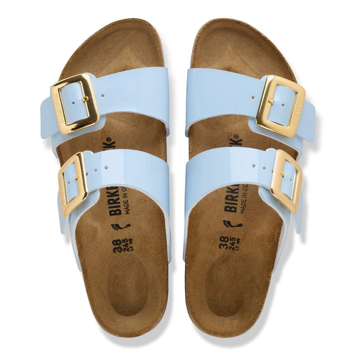 Birkenstock Sydney Luxe Buckle Baby Blue Birko-Flor Narrow