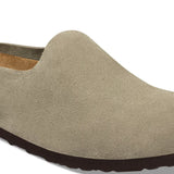 Birkenstock Amsterdam Wrapped Taupe Suede Narrow