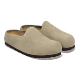 Birkenstock Amsterdam Wrapped Taupe Suede Narrow