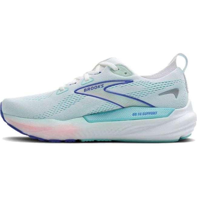 Brooks Women's Glycerin GTS 22 White/Shell/Blue