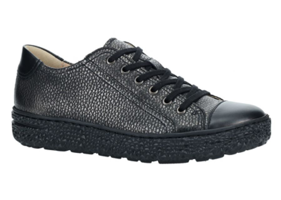 Hartjes Phil Black/Smoke Side Zip Oxford