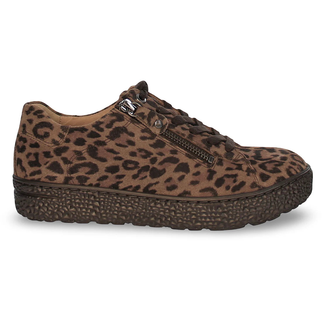 Hartjes Phil Leopard Side Zip Oxford