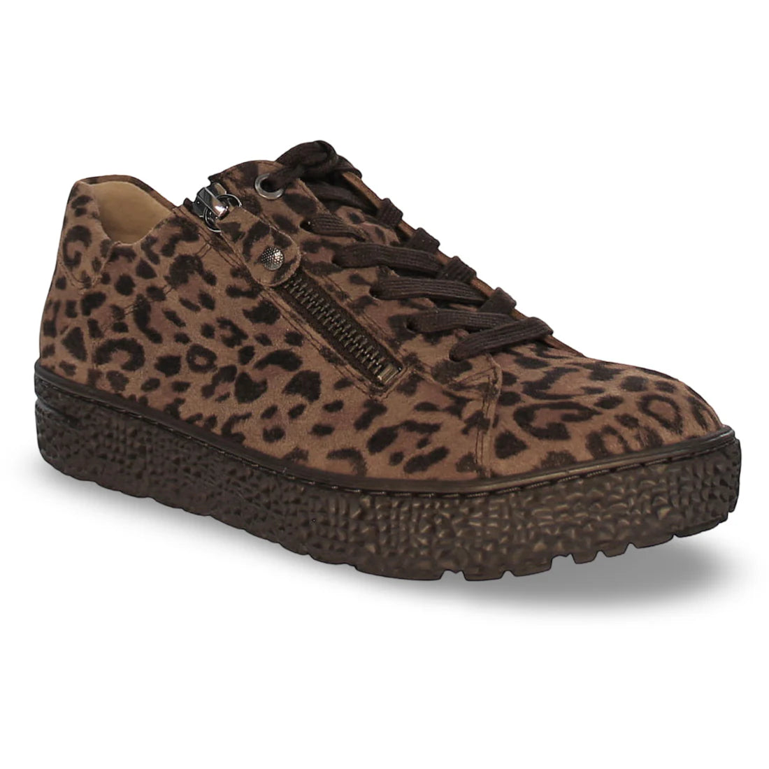 Hartjes Phil Leopard Side Zip Oxford