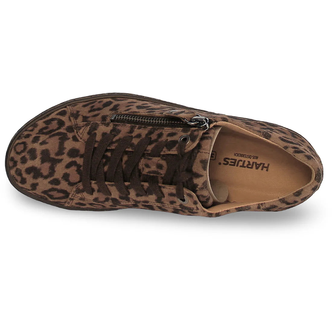 Hartjes Phil Leopard Side Zip Oxford