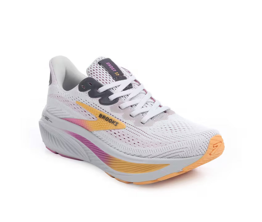 Brooks Women's Ghost 17 Oyster/Apricot/Pink