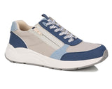 Drew Miller Blue/White Suede