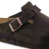 Birkenstock Boston Soft Footbed Mocha Suede