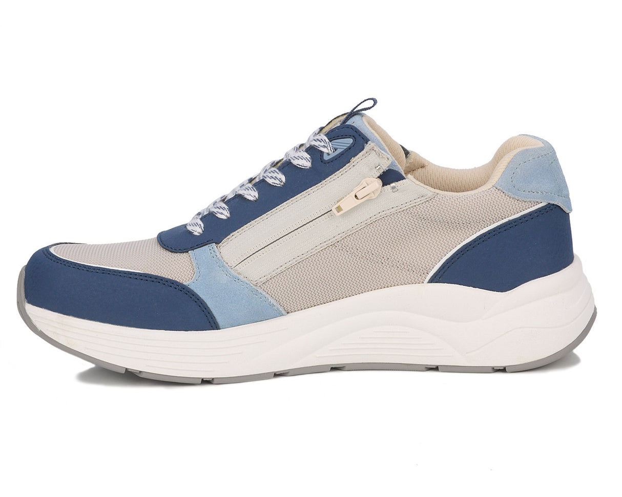 Drew Miller Blue/White Suede