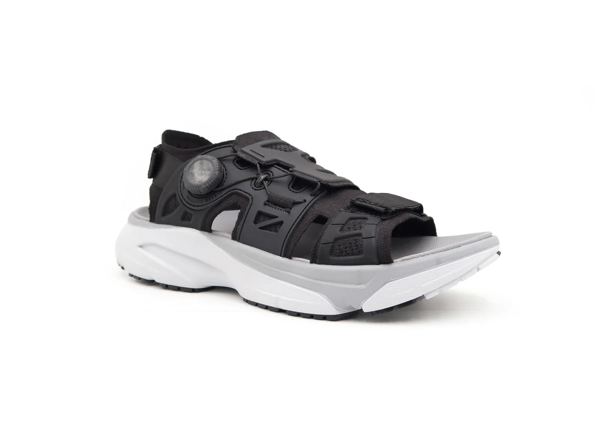 Amento Men's Martlett Black Hiking Sandal
