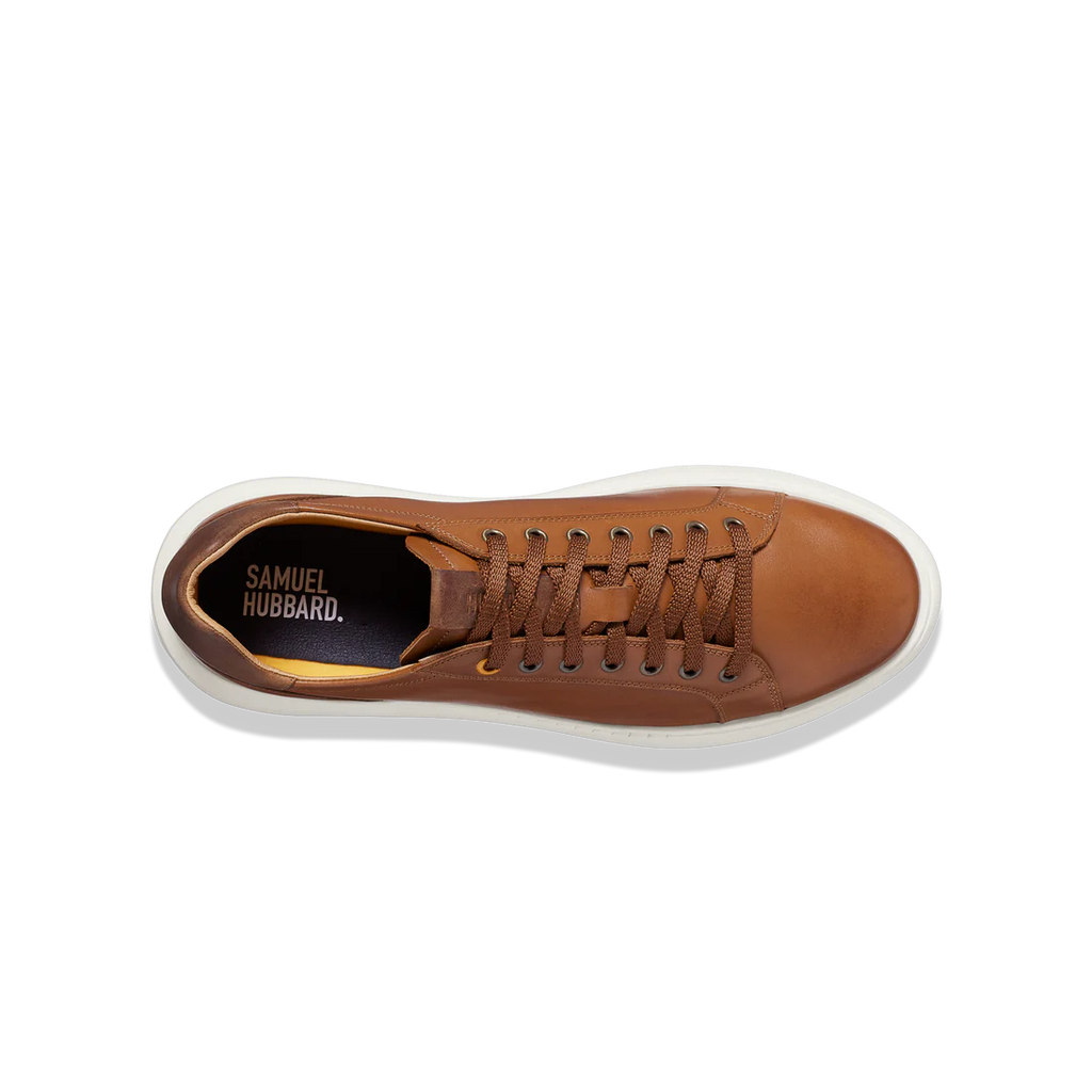 Men`s Sunset Sneaker Tan Leather