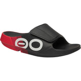 OOFOS OOahh Sport Flex Limited Black/Fire Rally