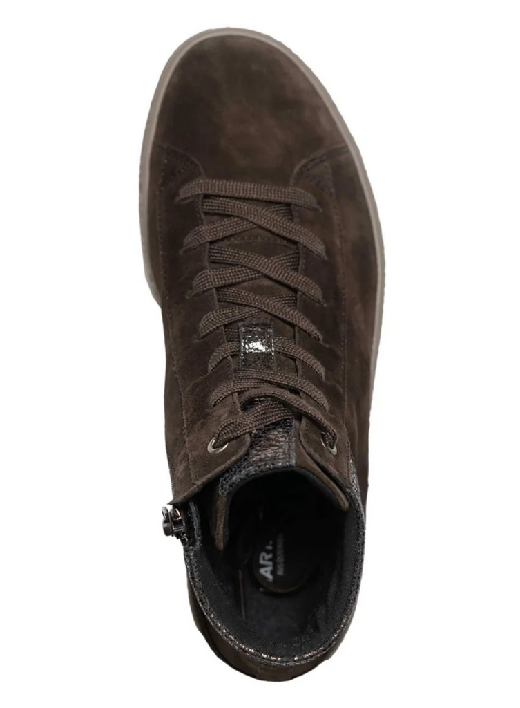 Phil Dark Brown/Old Gold Side Zip Boot