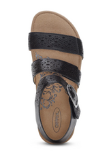 Aetrex Lilly Black Cut Out