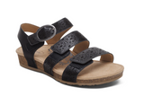 Aetrex Lilly Black Cut Out